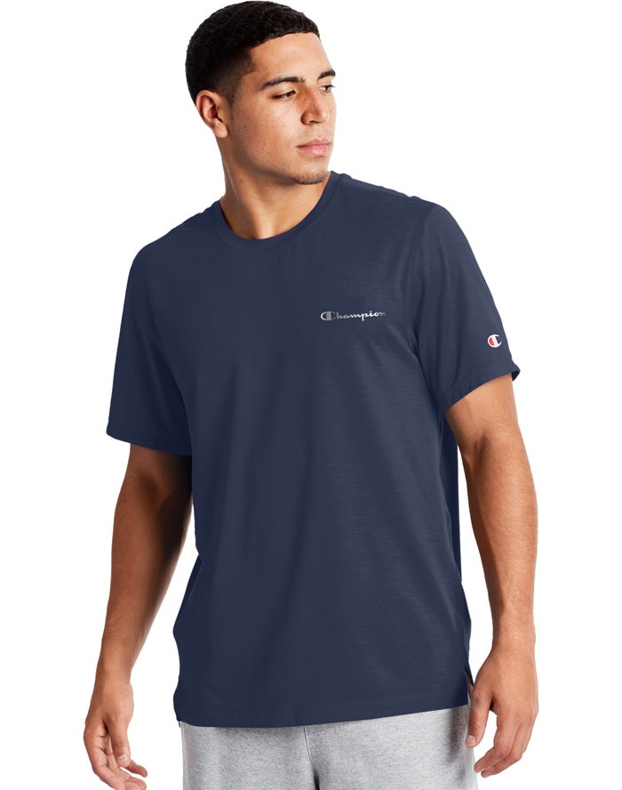 Camiseta Champion Hombre - Sport ( Azul Marino ) 1376894-QZ